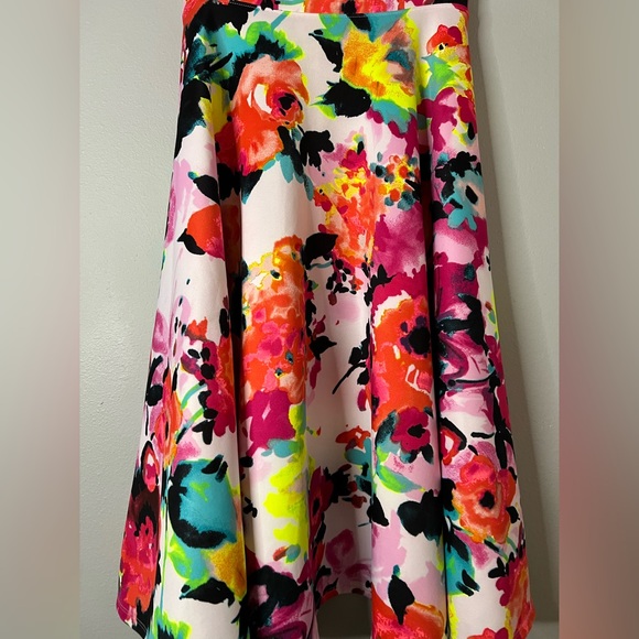 LARA Floral A-Line Skirt - Multicolor - Picture 3 of 5